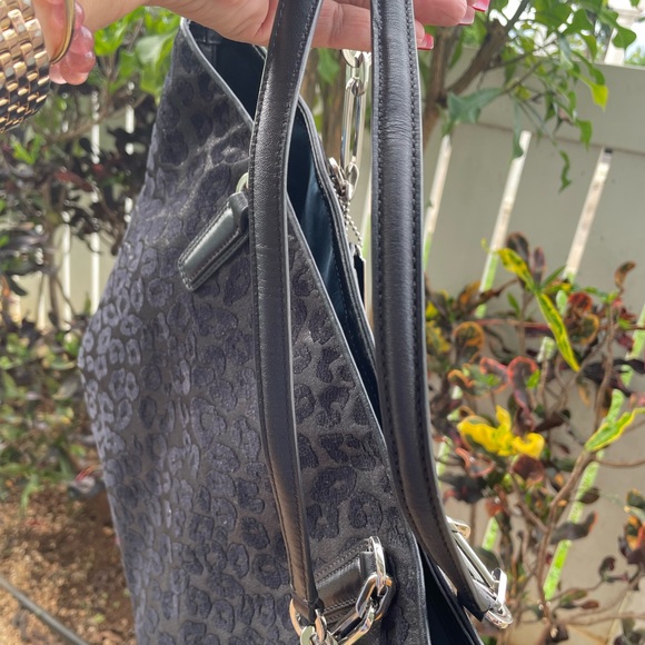 Coach Maddison Chenille Black Tote - Picture 7 of 8